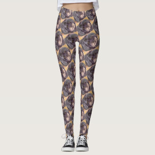 CUTIE BLACK COCK-A-POO MIX LEGGINGS
