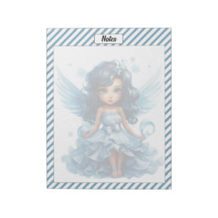 Cutie Blue Christmas Notepad