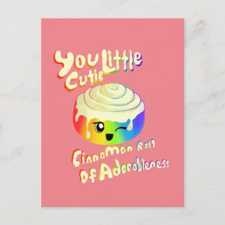 Cutie Cinnamon Roll for Pride 2019 Postcard