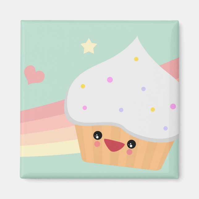 Cutie Cupcake Magnet (Front)