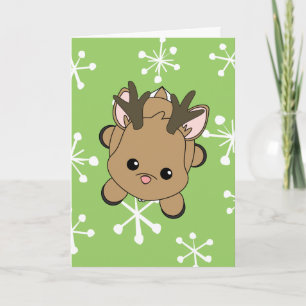 Cutie Dear Holiday Card