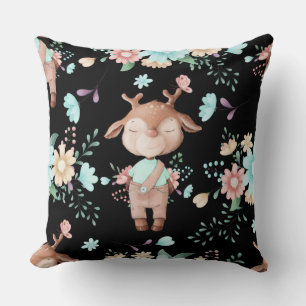 CUTIE DEER THROW PILLOW
