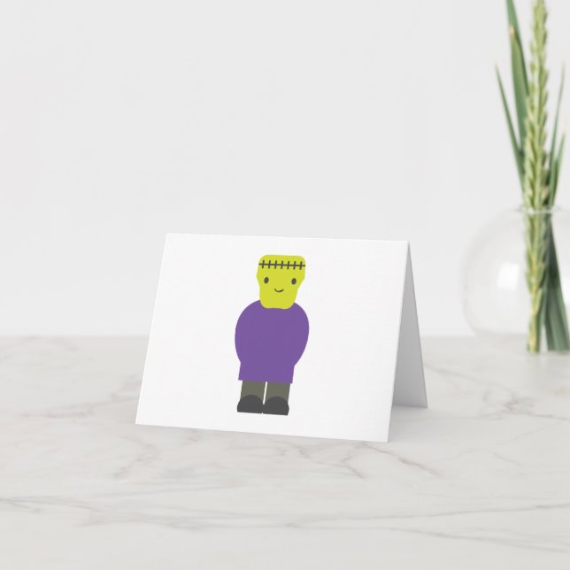 Cutie Frankenstein Monster Card (Front)