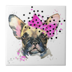 Cutie French Bull Dog Tile