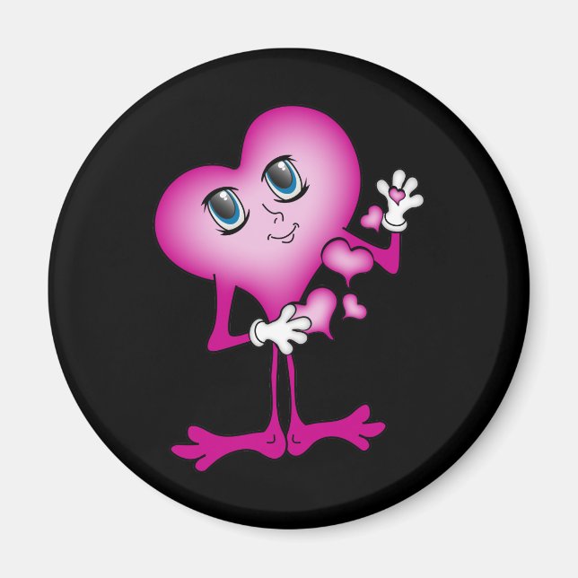 Cutie Heart Magnet (Front)
