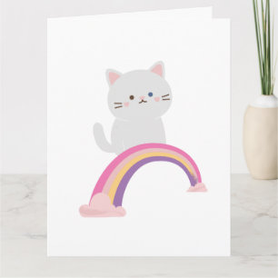 Cutie Kitten Cat                  Thank You Card