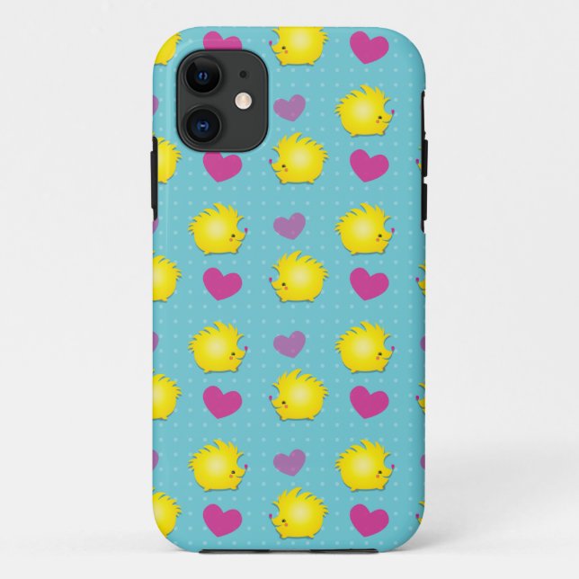 Cutie little Hedgehog pattern Case-Mate iPhone Case (Back)