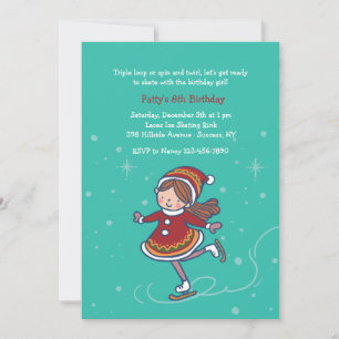 Cutie on Ice Invitation