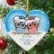 Cutie Owl Couple First Christmas Ornament
