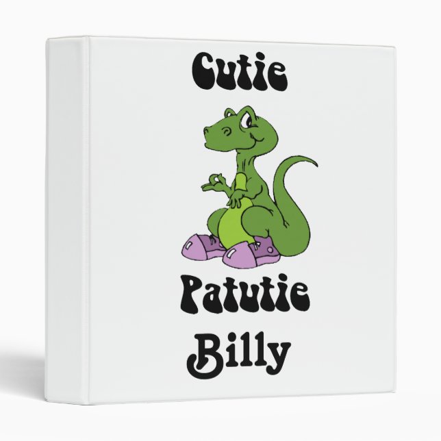Cutie,Patutie Dino Binder (Front/Spine)