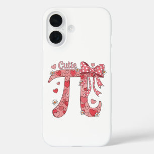 Cutie Pi Day Coquette Women Kids Girls Math iPhone 16 Case