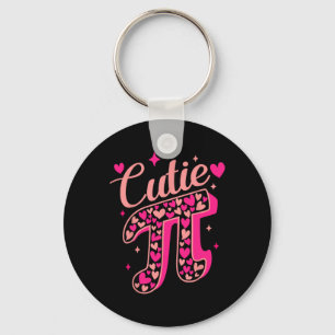 Cutie Pi Day Shirt 3.14159 Women Kids Men Math Tea Keychain