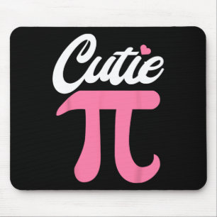 Cutie Pi Day Shirt 3.14159 Women Kids Men Math Tea Mouse Pad