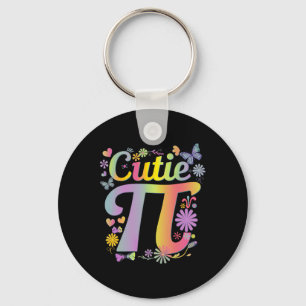 Cutie Pi Day Women Kids Math Lover Math Teacher St Keychain