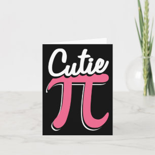Cutie Pi Happy Pi Day Funny Pi Day Celebration  Card