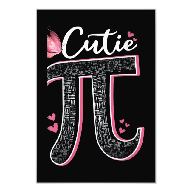 Cutie Pi Pi Day Photo Print (Front)