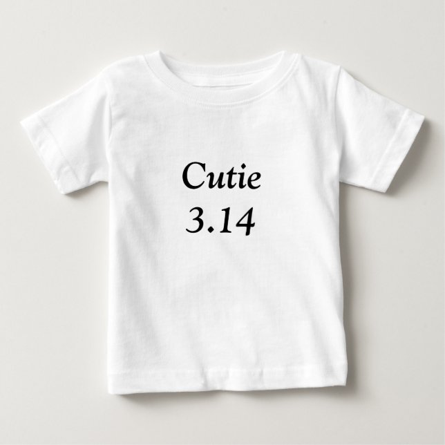 Cutie Pi shirt (Front)