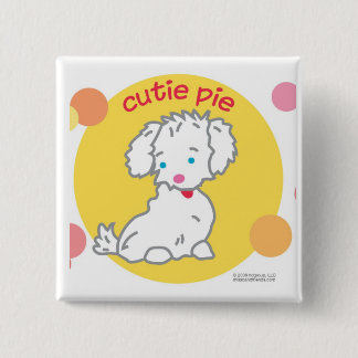 Cutie Pie 2 Inch Square Button