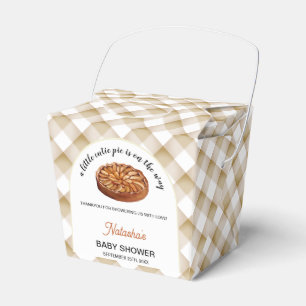 Cutie Pie Apple Pie Thanksgiving Baby Shower Favor Box
