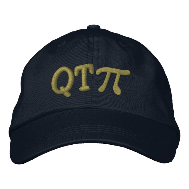 Cutie Pie as in Q T Pi Embroidered Hat (Front)