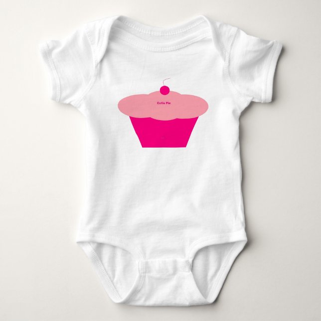 Cutie Pie Baby Bodysuit (Front)