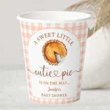 Cutie Pie Baby Shower Gender Neutral Paper