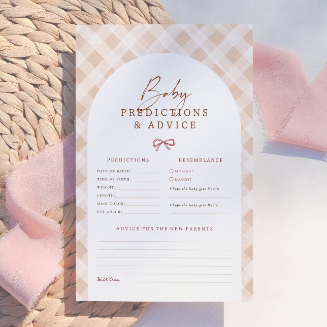 Cutie Pie Baby Shower Prediction & Advice Game (Creator Uploaded)