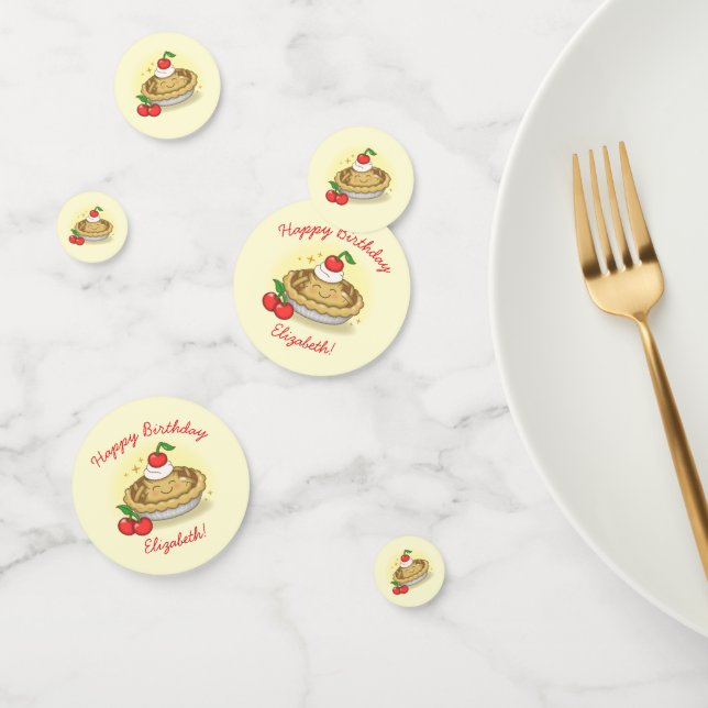 Cutie Pie Birthday Party Kids Cherry Confetti (Group)