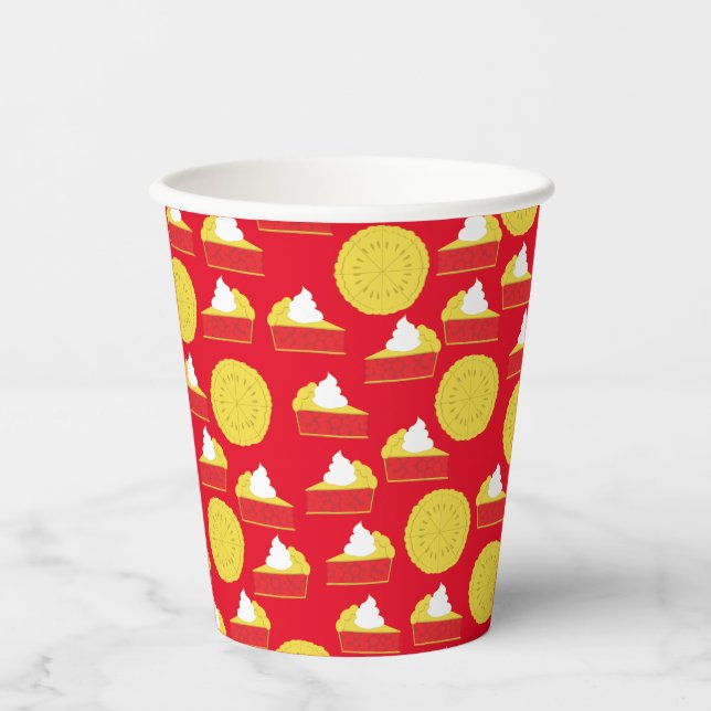 Cutie Pie Cherry 1st Birthday Party Kids Paper Cups (Front)