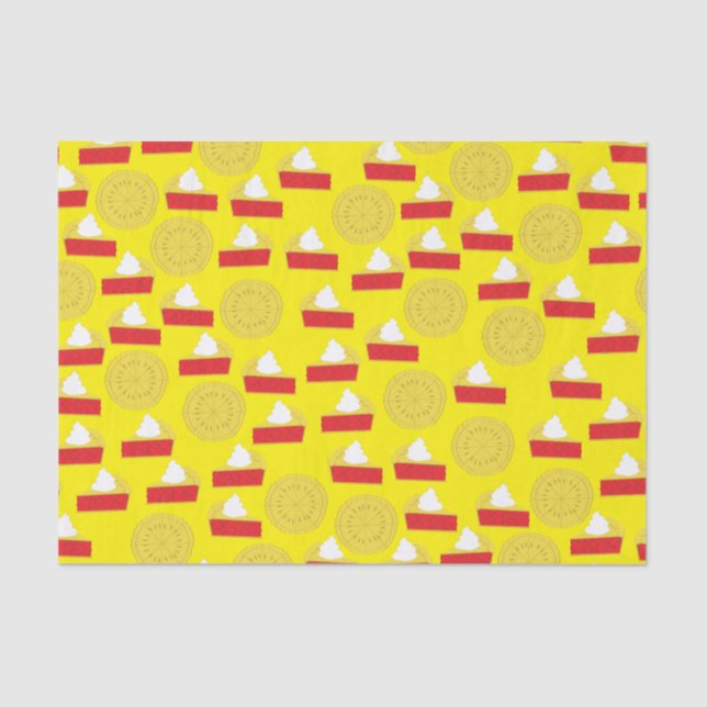 Cutie Pie Cherry 1st Birthday Party Theme Tissue Paper (Front)