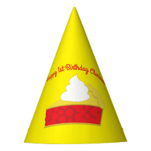 Cutie Pie Cherry Birthday Party Hat
