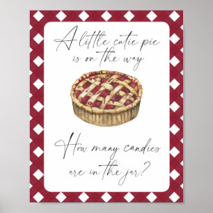 Cutie pie - devinez combien de bonbons Poster