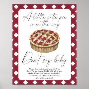 Cutie pie - Don't say baby Poster