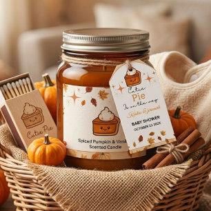 Cutie pie fall baby shower gift tags