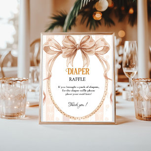 Cutie pie fall  Diaper raffle baby shower sign