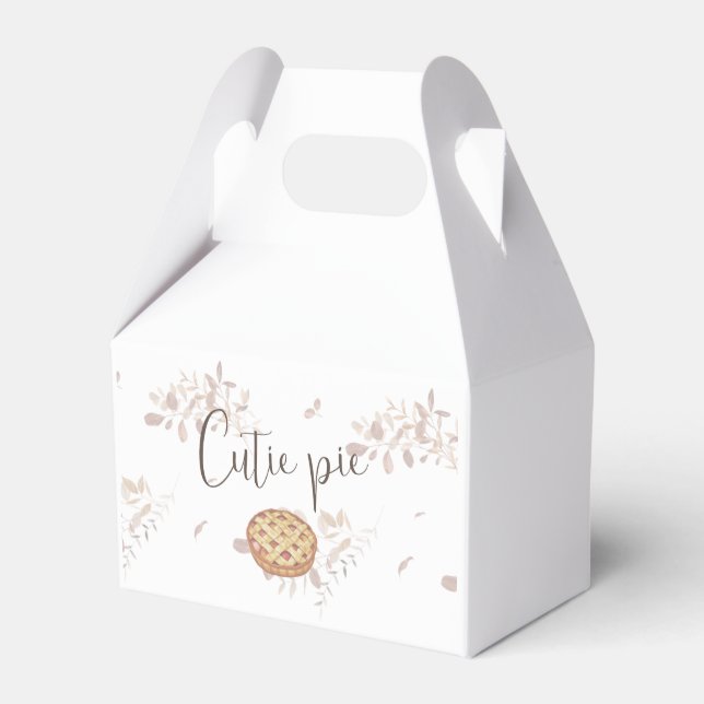 Cutie Pie Favour Box (Front Side)