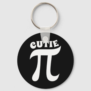 Cutie Pie Funny Pi Day Math Teacher Nerd Geek  Keychain