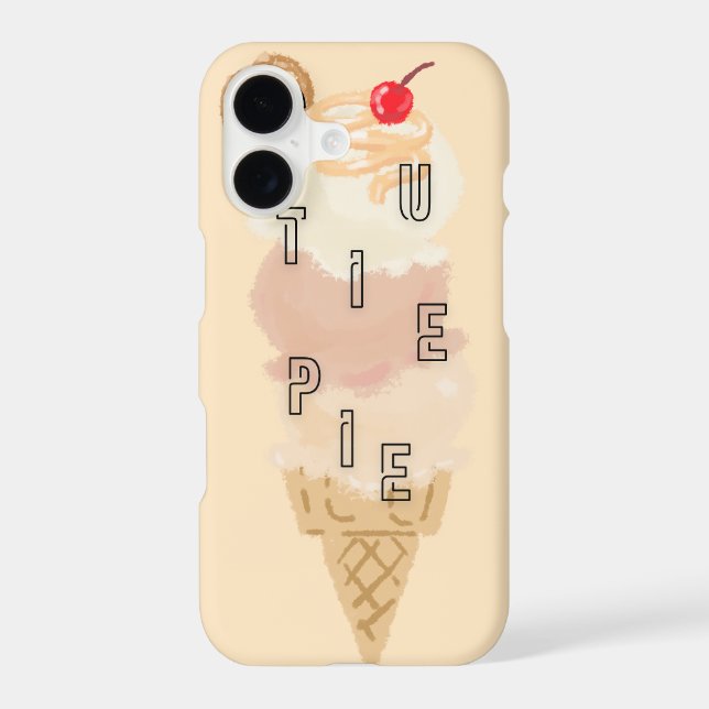 Cutie Pie - Ice cream phone cases (Back)