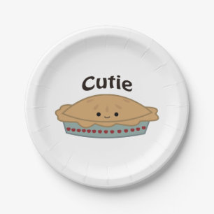 Cutie Pie Paper Plate