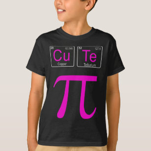Cutie Pie Pi Day Cute Math Chemistry Periodic Tabl T-Shirt