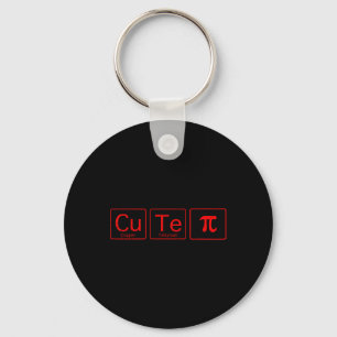 Cutie Pie Pi Day Math Periodic Table Valentine Gif Keychain