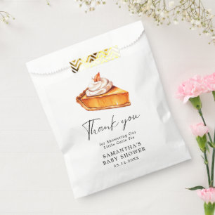 Cutie Pie Pumpkin Fall Baby Shower Favour Bag