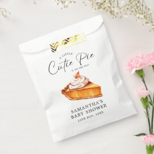 Cutie Pie Pumpkin Fall Baby Shower Favour Bag