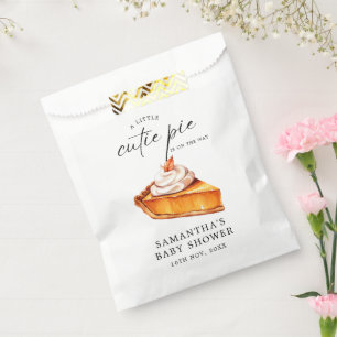 Cutie Pie Pumpkin Fall Baby Shower Favour Bag