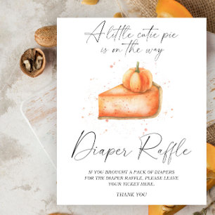 Cutie pie pumpkin fall diaper raffle poster