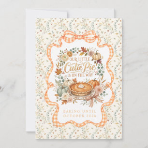 Cutie Pie Pumpkin Pie Baby Announcement