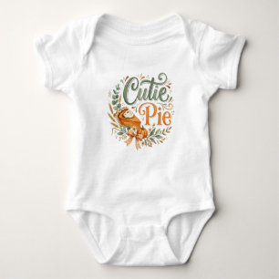 Cutie Pie Pumpkin Pie Baby Bodysuit