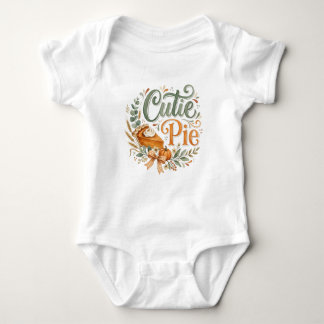 Cutie Pie Pumpkin Pie Baby Bodysuit