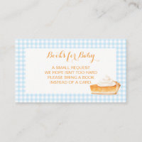 Cutie Pie pumpkin pie blue plaid Books for Baby