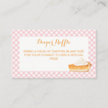 Cutie Pie pumpkin pie pink plaid Baby Shower